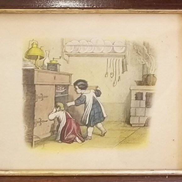 Vintage Prints by Borghese 19th Century Children Rare Set of 4 - Picture 7 of 12